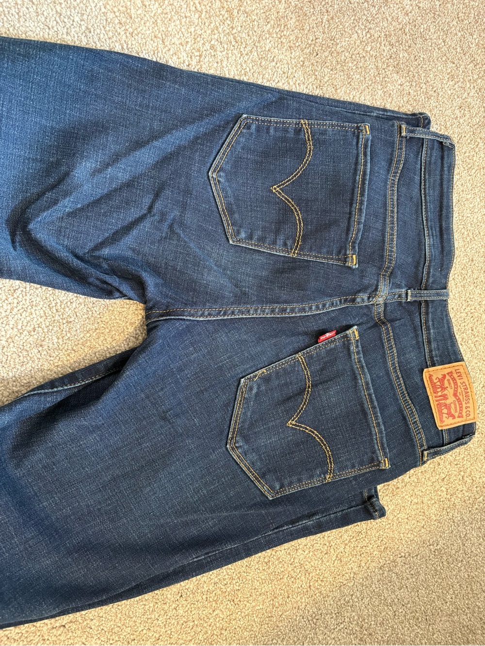 Levi's Women's Dark Blue Skinny Leg Jeans